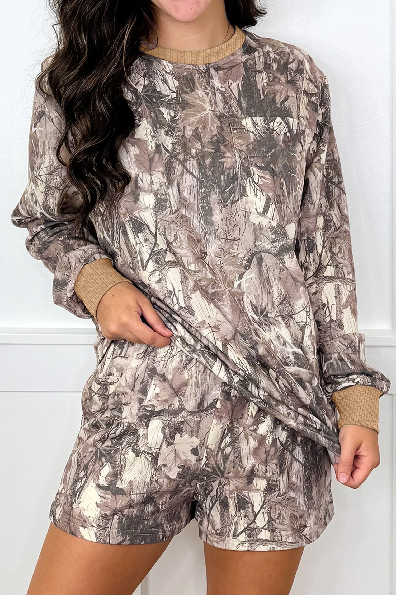 Camo Shorts Set