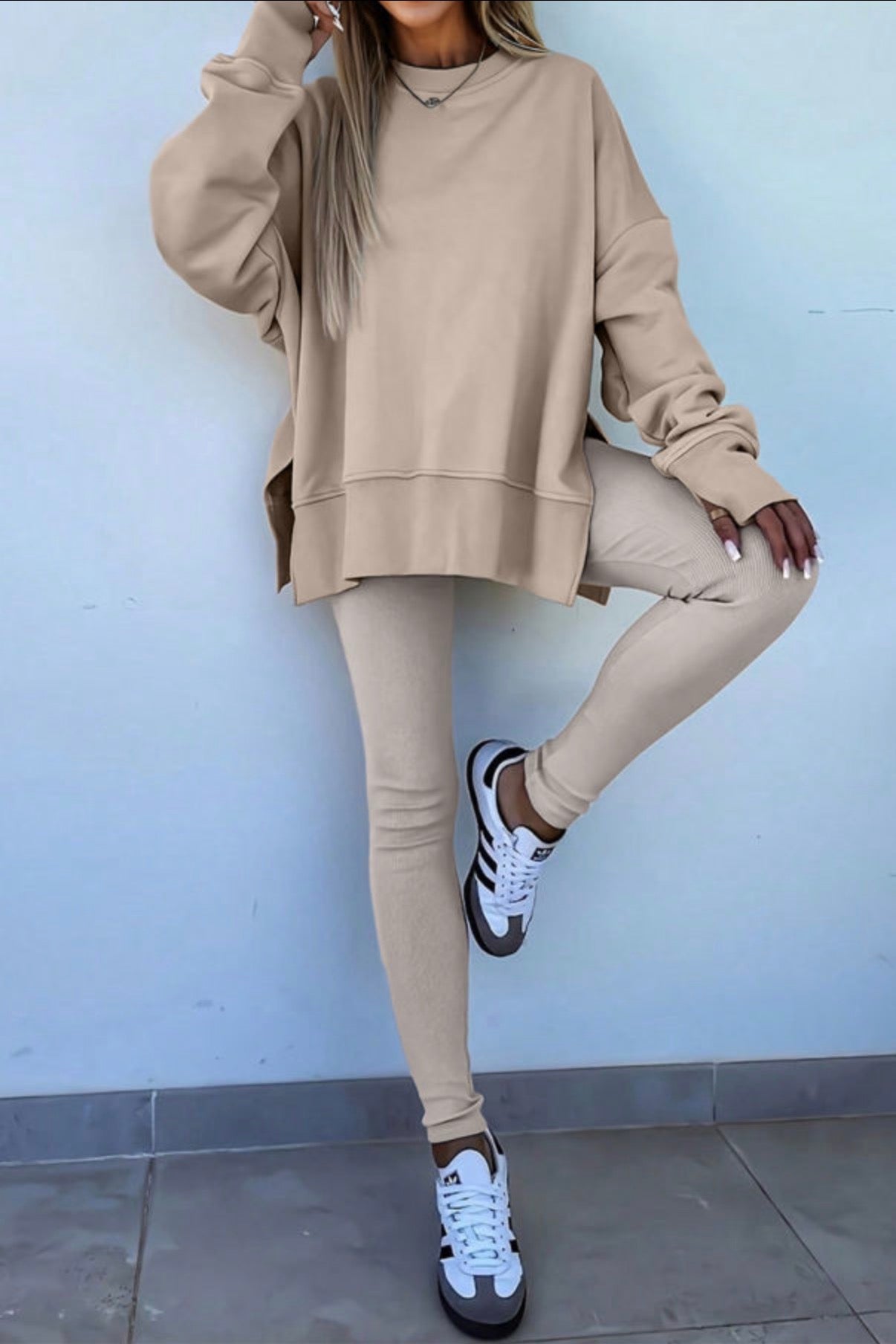 Jet Stream Ribbed Leggings Set