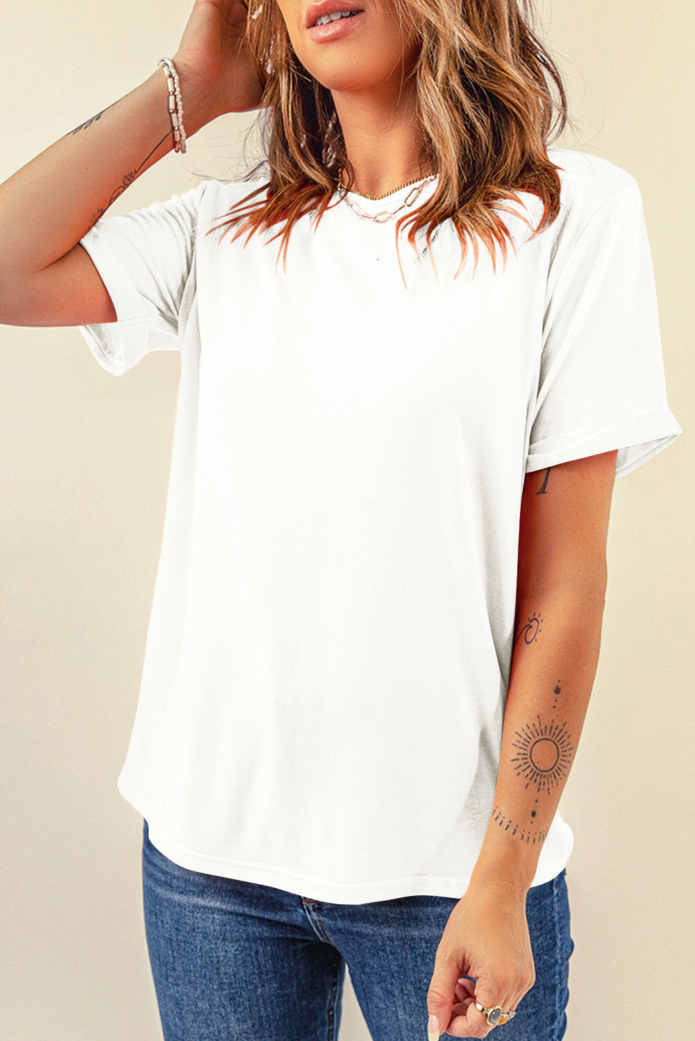 Casual White Tee