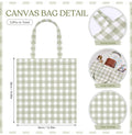 Gingham Tote Bag