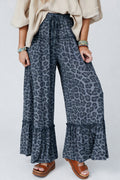 Leopard Wide Leg Pant